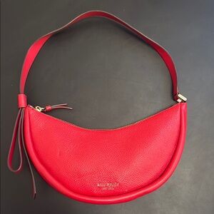 Kate Spade Red Crescent Shoulder Bag